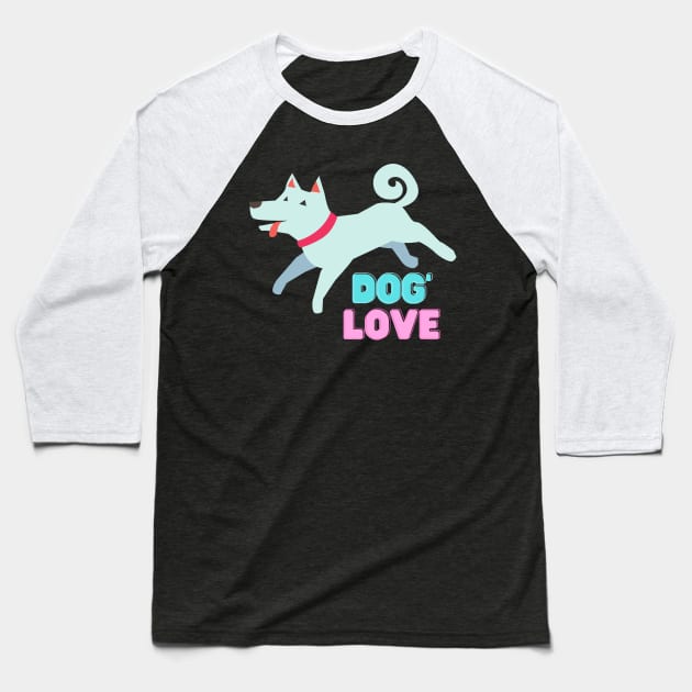 Love dogs my family Baseball T-Shirt by MeKong
